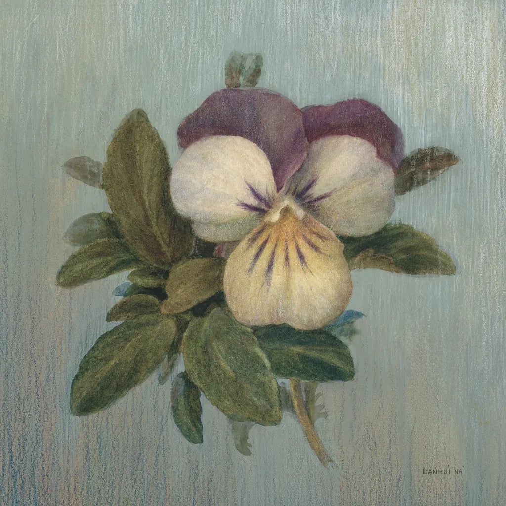 Cottage Violet by Danhui Nai. SKU 5165a. Archival Giclee Fine art print for wall decor.