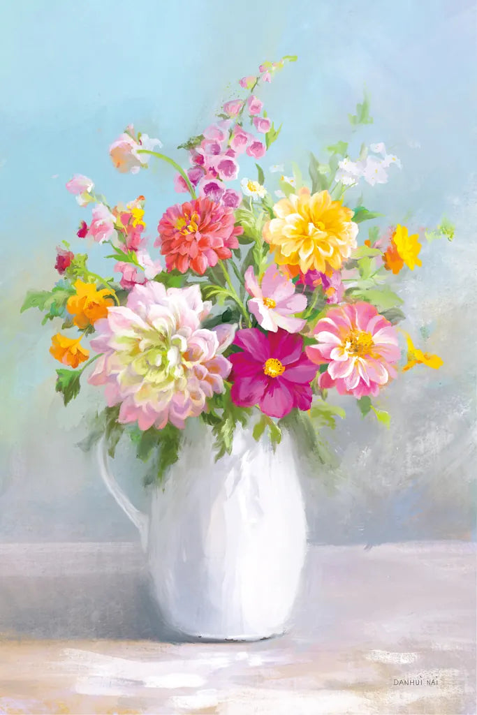 Country Bouquet I by Danhui Nai. SKU 81341h. Archival Giclee Fine art print for wall decor.