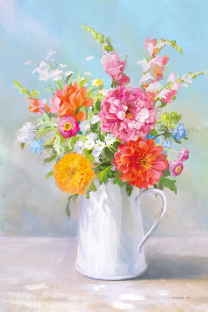 Country Bouquet II by Danhui Nai. SKU 81342h. Archival Giclee Fine art print for wall decor.