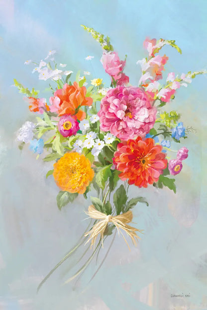 Country Bouquet II v2 by Danhui Nai. SKU 81344h. Archival Giclee Fine art print for wall decor.