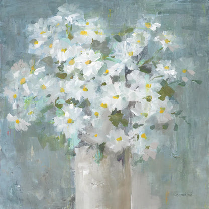 Daisies All Day Light by Danhui Nai. SKU 81366a. Archival Giclee Fine art print for wall decor.