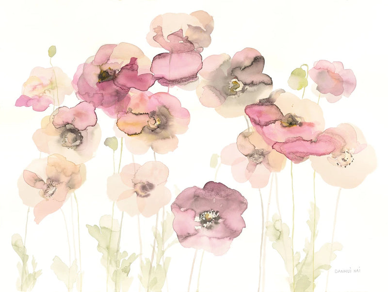 Delicate Poppies by Danhui Nai