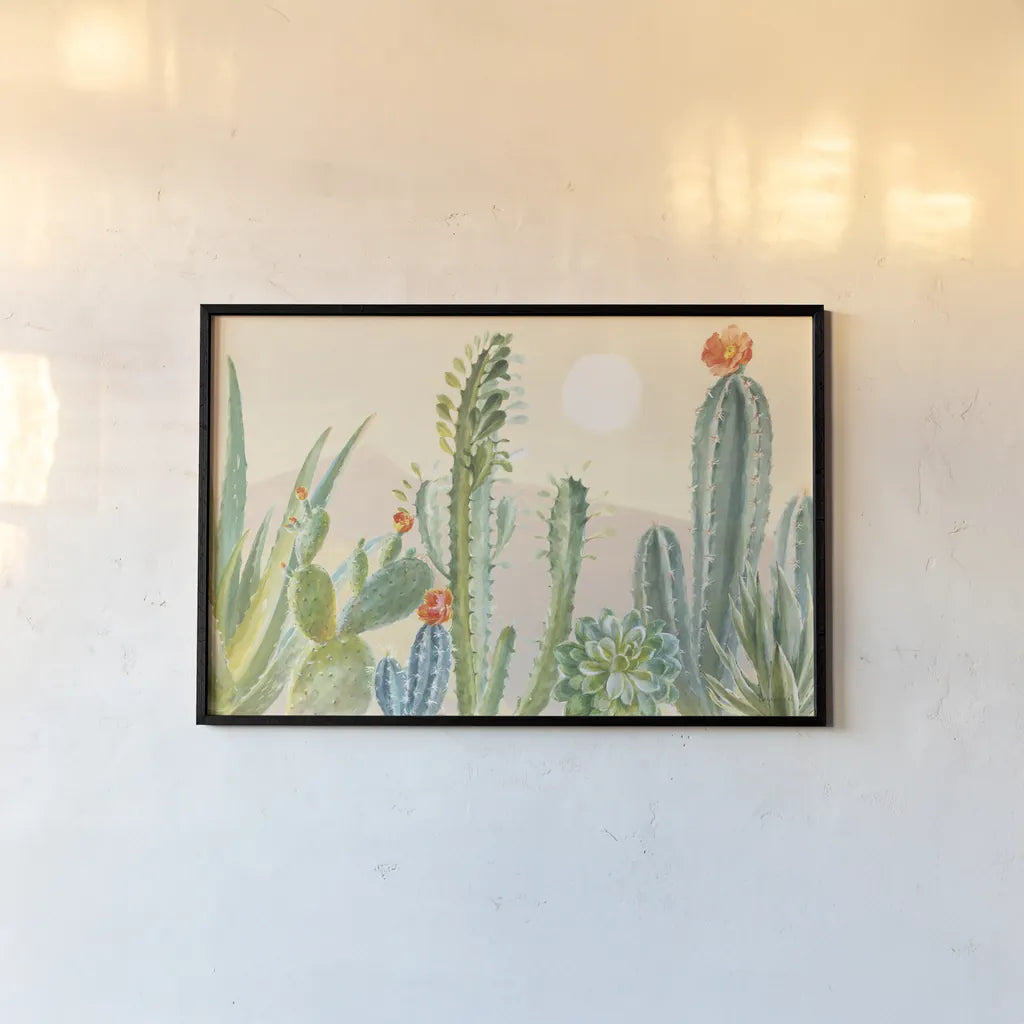 Desert Greenhouse I by Danhui Nai. shown as a paper print in a black flame. Available as a archival giclee rolled canvas, fine art paper, or poster print. SKU 77991i.