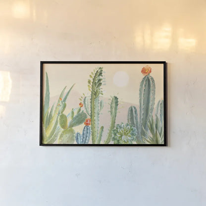 Desert Greenhouse I by Danhui Nai. shown as a paper print in a black flame. Available as a archival giclee rolled canvas, fine art paper, or poster print. SKU 77991i.