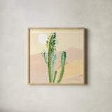 Desert Greenhouse II by Danhui Nai. Shown in a natural wood glass frame for a timeless modern aesthetic. Available as an archival giclee rolled canvas, fine art paper, or poster print. SKU 77992a.