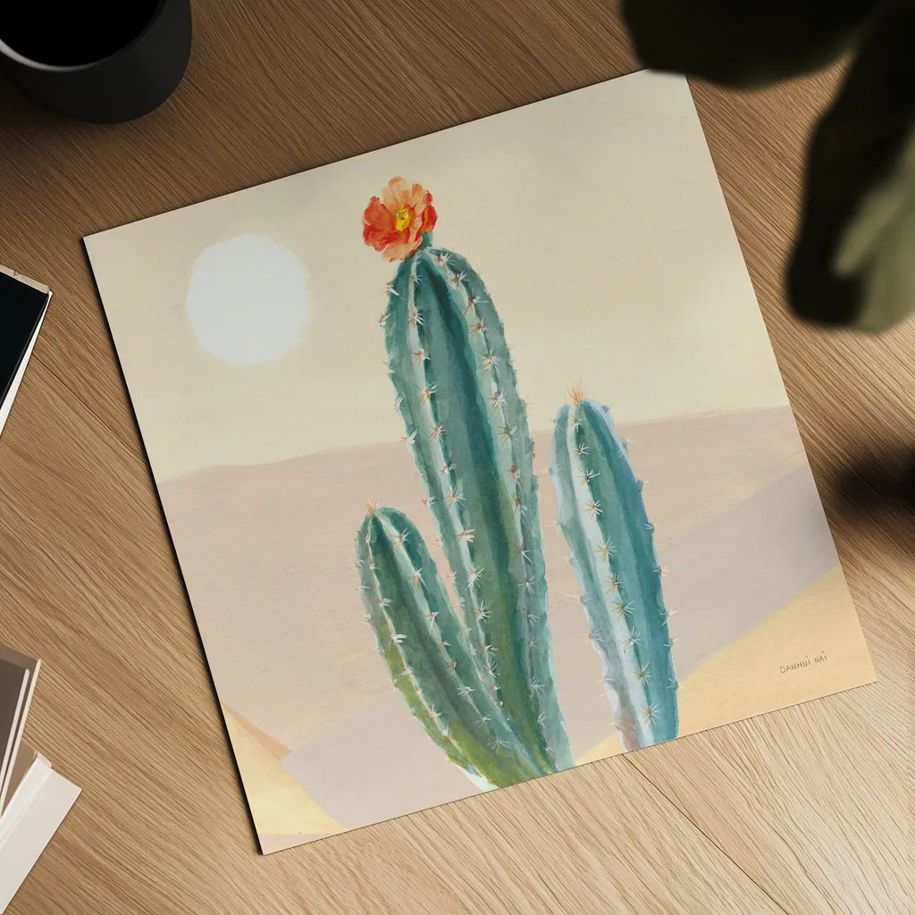 Desert Greenhouse III by Danhui Nai. Shown as a detailed flat fine art print, highlighting archival giclee quality. Available as an archival giclee rolled canvas, fine art paper, or poster print. SKU 77993a.