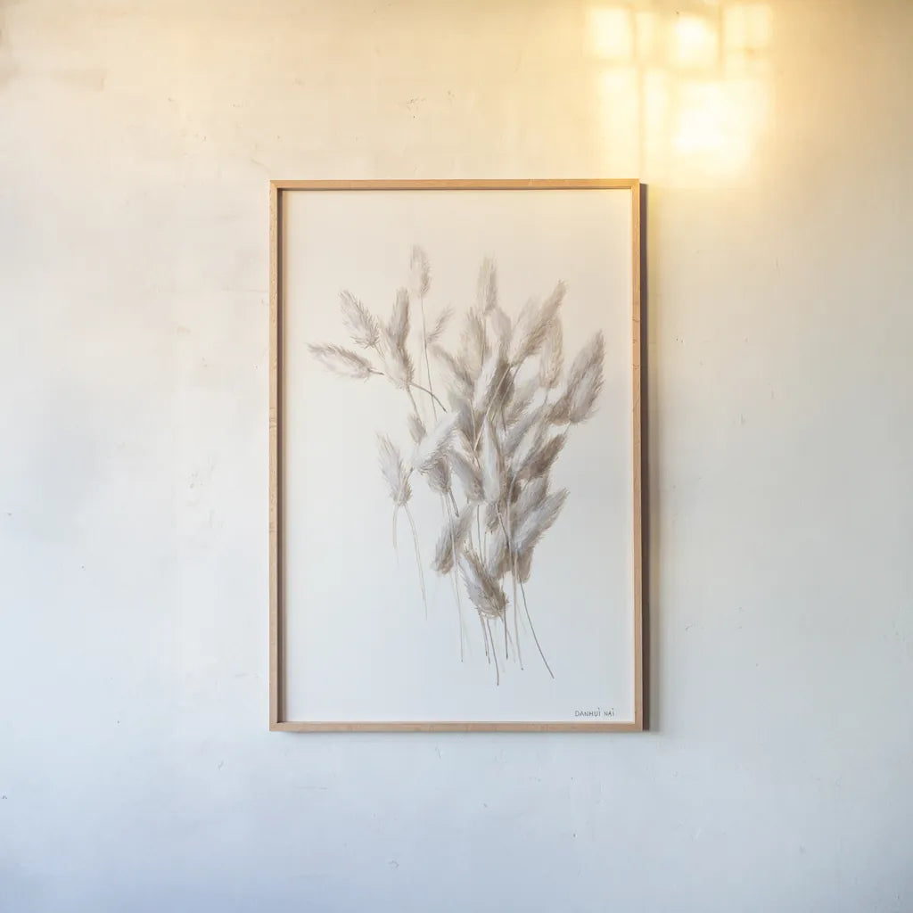 Details of Nature II by Danhui Nai. shown as a paper print in a natural frame. Available as a archival giclee rolled canvas, fine art paper, or poster print. SKU 77201h.