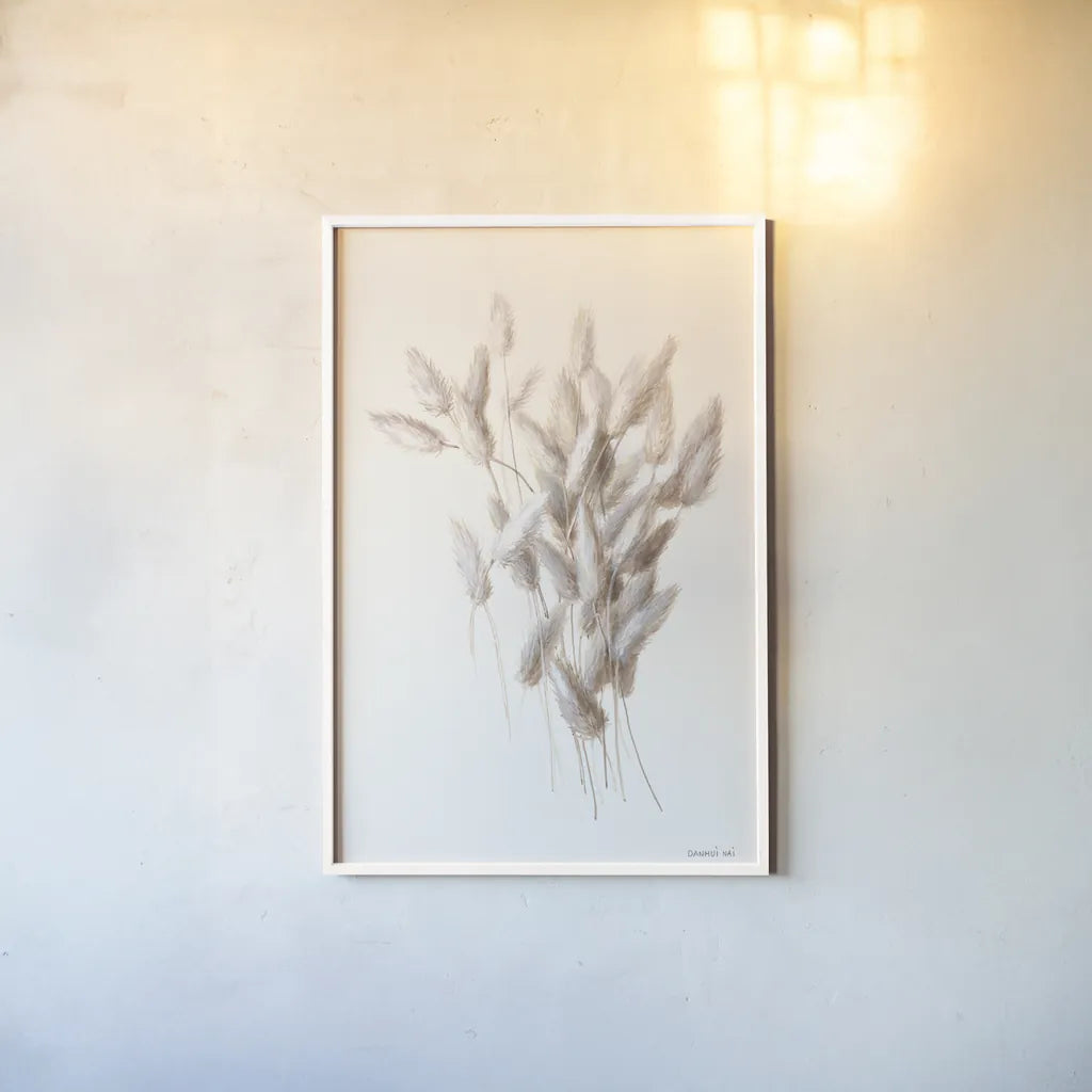 Details of Nature II by Danhui Nai. shown as a paper print in a white frame. Available as a archival giclee rolled canvas, fine art paper, or poster print. SKU 77201h.