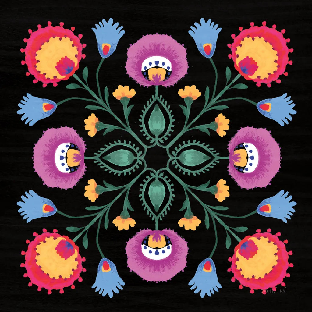 Dia de los Muertos IX by Danhui Nai. SKU 85545a. Archival Giclee Fine art print for wall decor.