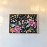 Dia de los Muertos V by Danhui Nai. shown as a paper print in a natural frame. Available as a archival giclee rolled canvas, fine art paper, or poster print. SKU 85541i.