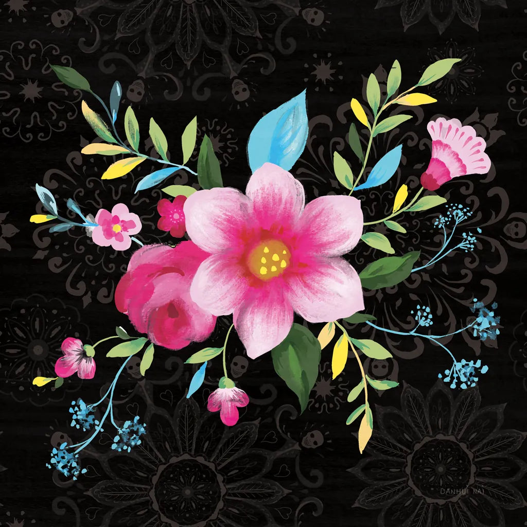Dia de los Muertos VI by Danhui Nai. SKU 85542a. Archival Giclee Fine art print for wall decor.