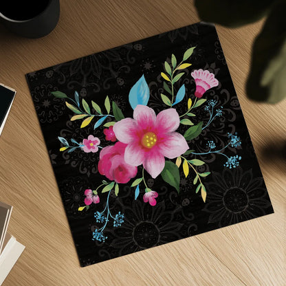 Dia de los Muertos VI by Danhui Nai. Shown as a detailed flat fine art print, highlighting archival giclee quality. Available as an archival giclee rolled canvas, fine art paper, or poster print. SKU 85542a.