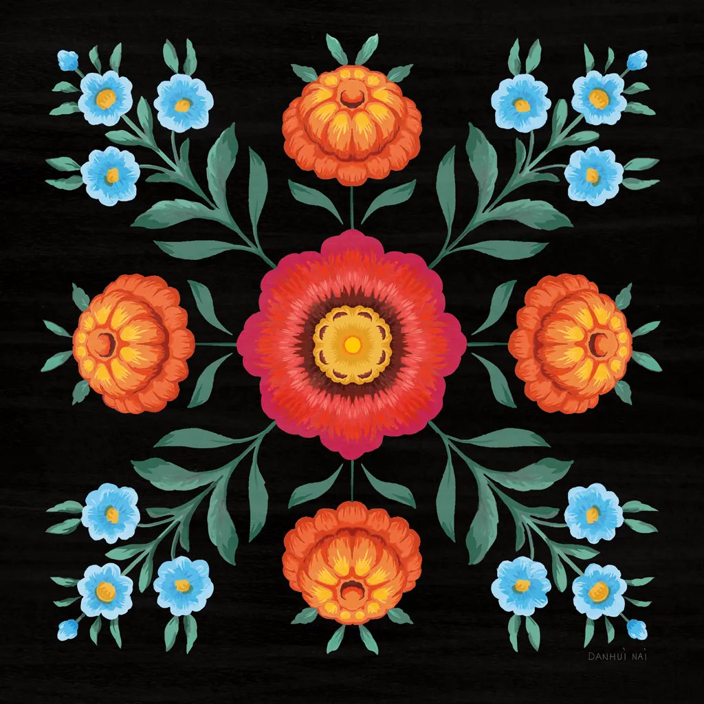 Dia de los Muertos X by Danhui Nai. SKU 85546a. Archival Giclee Fine art print for wall decor.