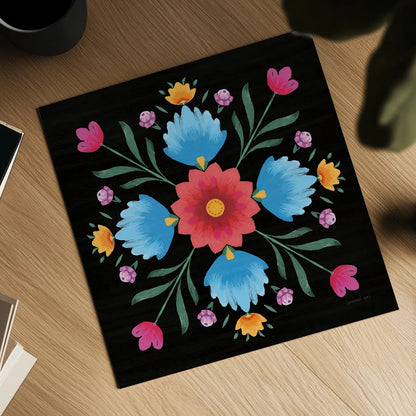 Dia de los Muertos XI by Danhui Nai. Shown as a detailed flat fine art print, highlighting archival giclee quality. Available as an archival giclee rolled canvas, fine art paper, or poster print. SKU 85547a.