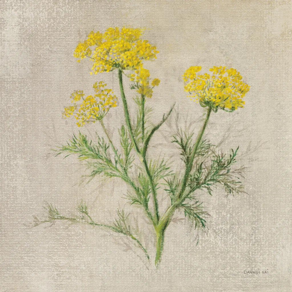 Dill by Danhui Nai. SKU 100976a. Archival Giclee Fine art print for wall decor.