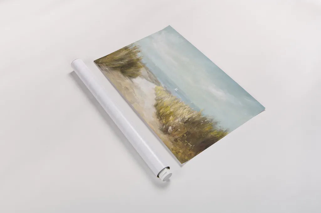 Distant Sails by Danhui Nai. shown as a rolled paper print. Available as archival giclee rolled canvas, fine art paper, or poster print. SKU 68645i.