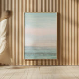 Dreamy Seascape by Danhui Nai. shown as over sized large wall art. Available as an archival giclee rolled canvas, fine art paper, or poster print. SKU 71919h.