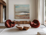 Earth by Danhui Nai. Shown as extra-large giant wall art in a modern living room. Available as an archival giclee rolled canvas, fine art paper, or poster print. SKU 79293a.