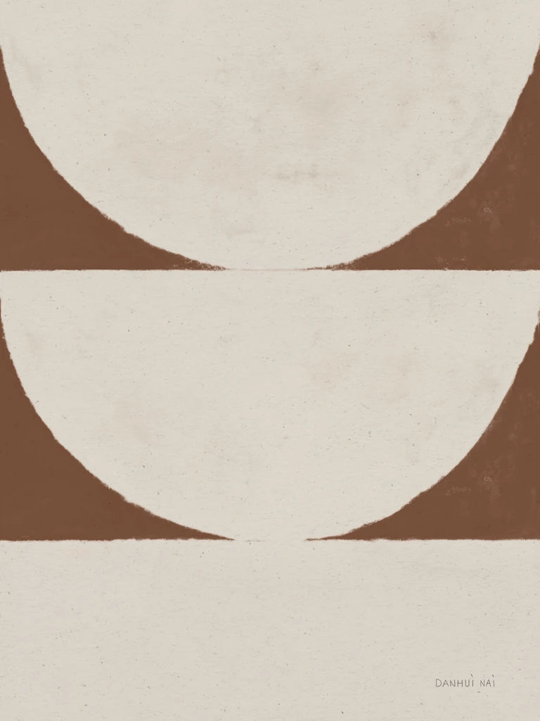 Elegant Balance I Walnut Brown by Danhui Nai