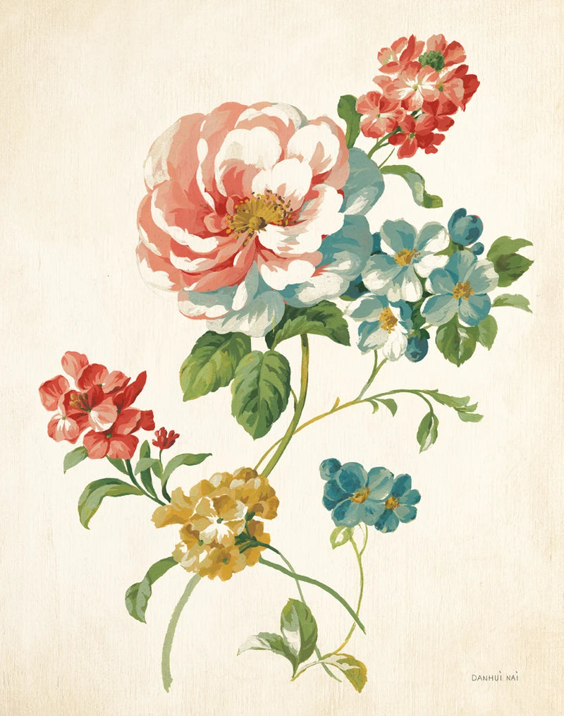 Elegant Floral I by Danhui Nai