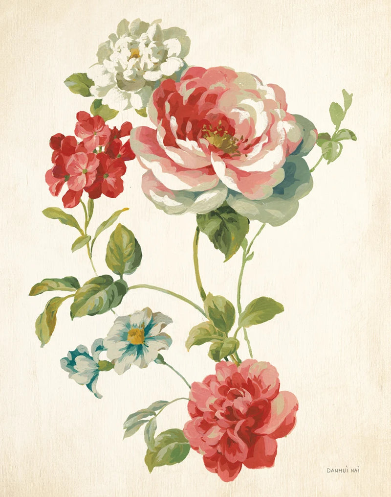 Elegant Floral II by Danhui Nai