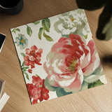 Elegant Floral IV by Danhui Nai. Shown as a detailed flat fine art print, highlighting archival giclee quality. Available as an archival giclee rolled canvas, fine art paper, or poster print. SKU 101417a.
