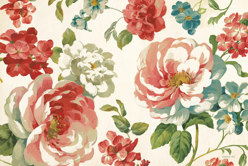 Elegant Floral V by Danhui Nai. SKU 101418i. Archival Giclee Fine art print for wall decor.
