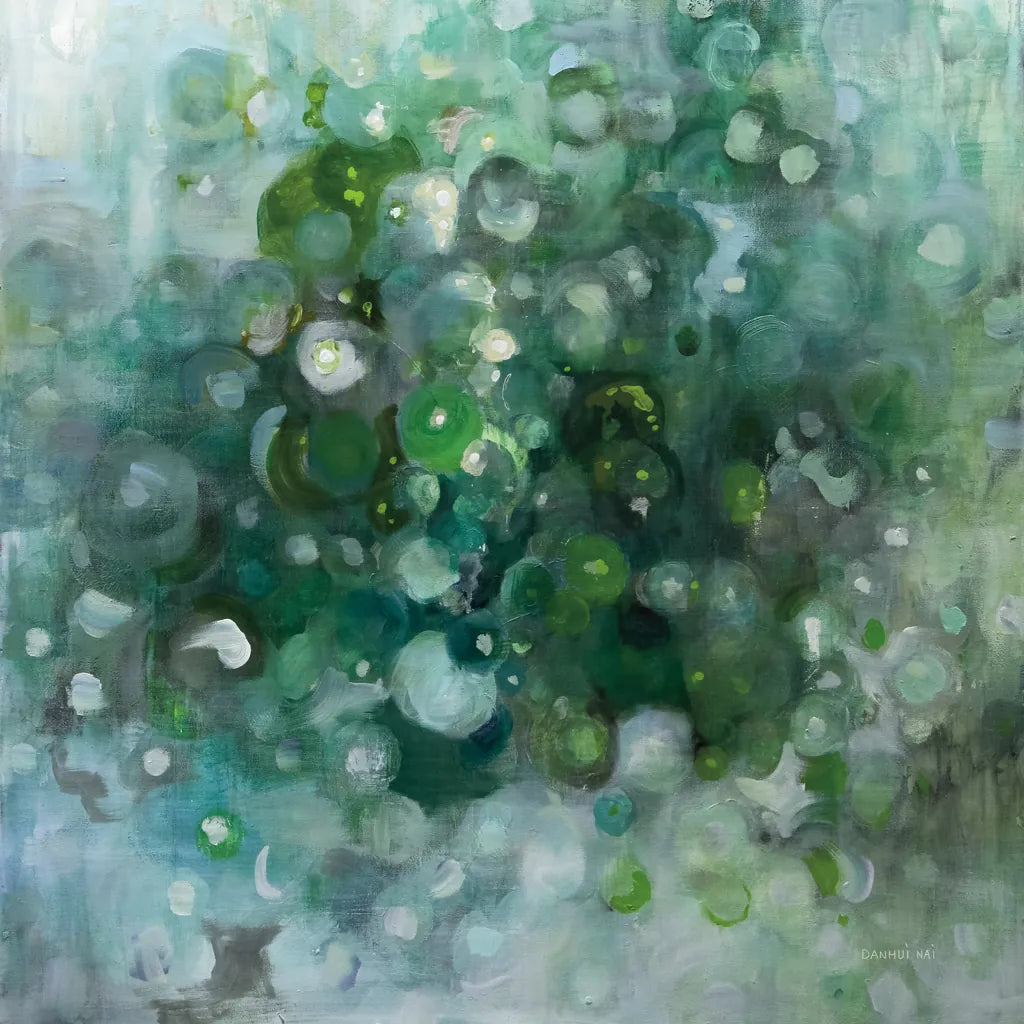 Emerald Constellation by Danhui Nai. SKU 89242a. Archival Giclee Fine art print for wall decor.