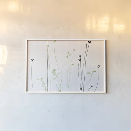Emergence by Danhui Nai. shown as a paper print in a white frame. Available as a archival giclee rolled canvas, fine art paper, or poster print. SKU 92154i.