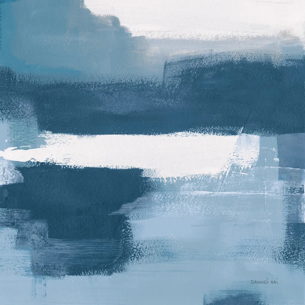 Escalante Mood Blue and White Sq by Danhui Nai. SKU 77485a. Archival Giclee Fine art print for wall decor.