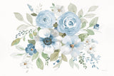 Essence of Spring I Blue by Danhui Nai. SKU 65131i. Archival Giclee Fine art print for wall decor.