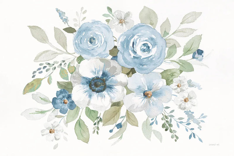 Essence of Spring I Blue by Danhui Nai. SKU 65131i. Archival Giclee Fine art print for wall decor.