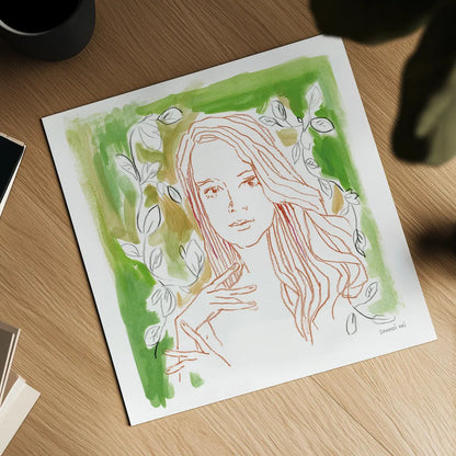 Ethereal Youth by Danhui Nai. Shown as a detailed flat fine art print, highlighting archival giclee quality. Available as an archival giclee rolled canvas, fine art paper, or poster print. SKU 89935a.