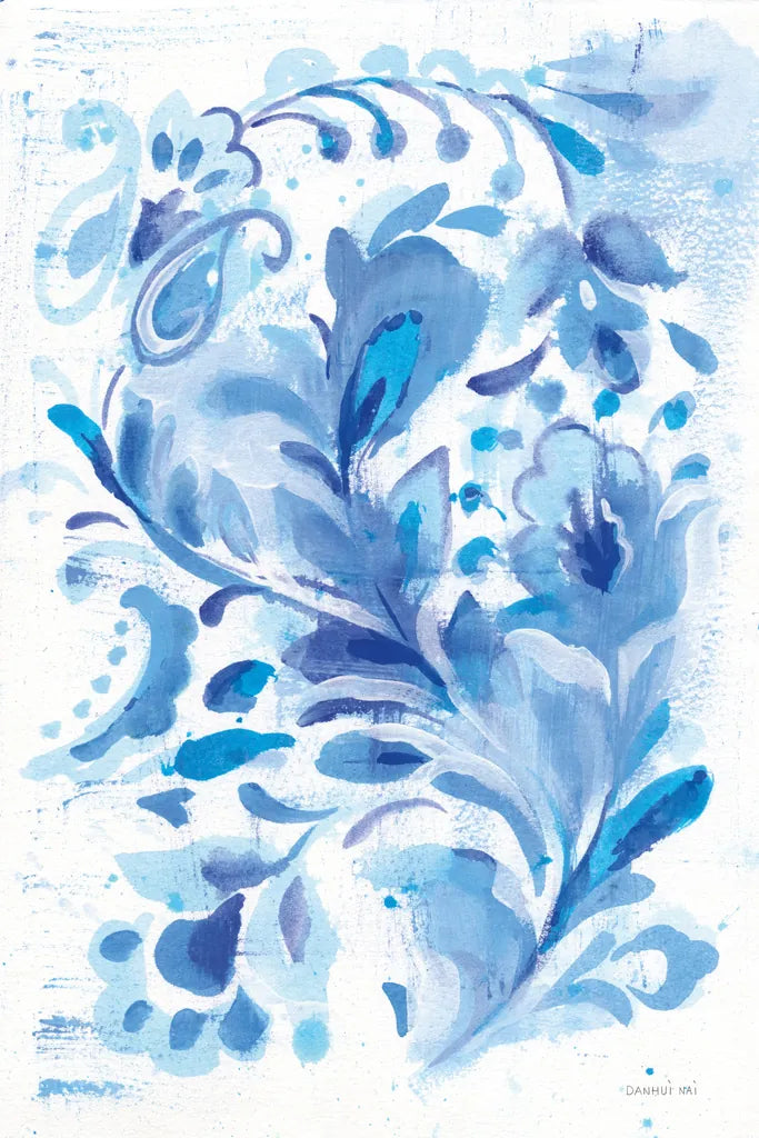 Exotic Blue I by Danhui Nai. SKU 68223h. Archival Giclee Fine art print for wall decor.