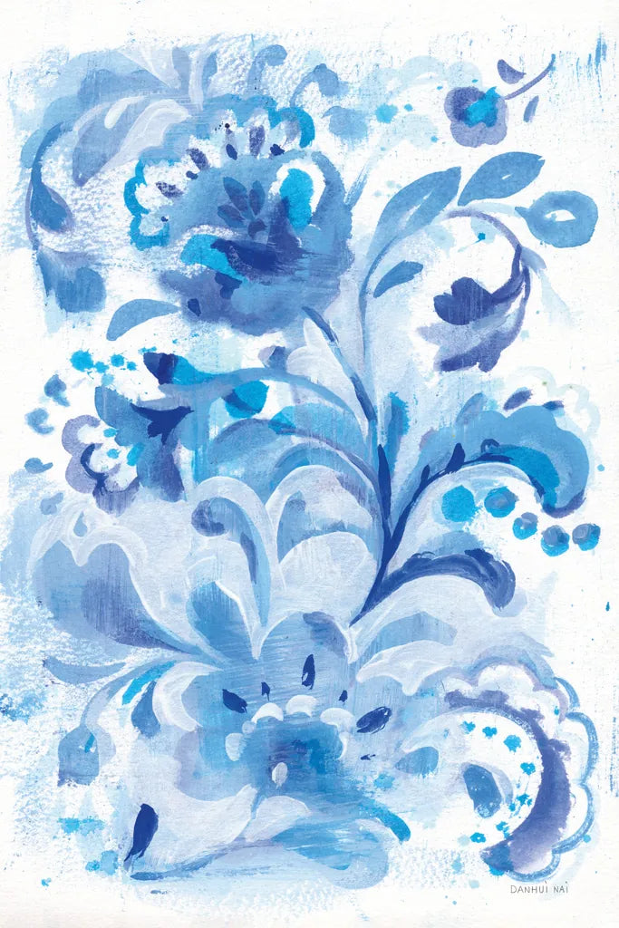 Exotic Blue II by Danhui Nai. SKU 68224h. Archival Giclee Fine art print for wall decor.