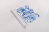Exotic Blue II by Danhui Nai. shown as a rolled paper print. Available as archival giclee rolled canvas, fine art paper, or poster print. SKU 68224h.