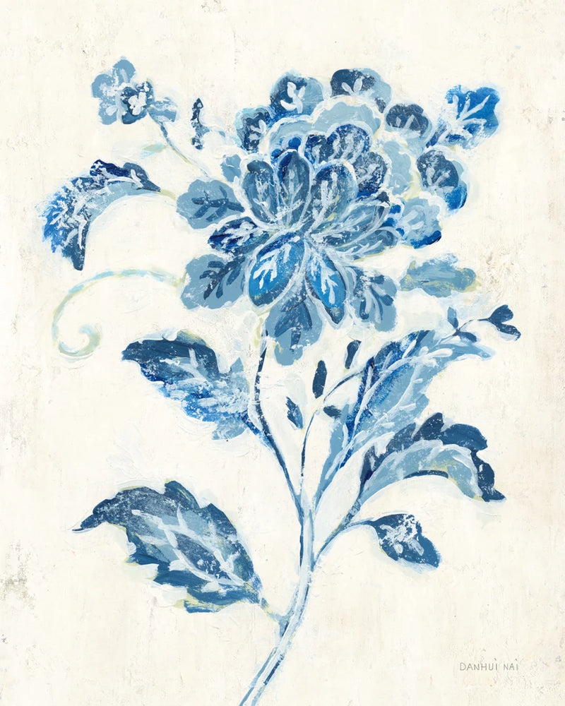 Exotic Elegance Floral III Cream by Danhui Nai