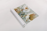 Fall Blossoms Panel I by Danhui Nai. shown as a rolled paper print. Available as archival giclee rolled canvas, fine art paper, or poster print. SKU 99166h.
