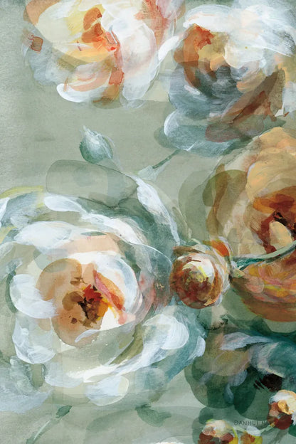Fall Blossoms Panel II by Danhui Nai. SKU 99169h. Archival Giclee Fine art print for wall decor.