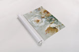 Fall Blossoms Panel III by Danhui Nai. shown as a rolled paper print. Available as archival giclee rolled canvas, fine art paper, or poster print. SKU 99170h.