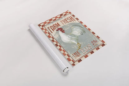 Farm Nostalgia VII v2 by Danhui Nai. shown as a rolled paper print. Available as archival giclee rolled canvas, fine art paper, or poster print. SKU 34095h.