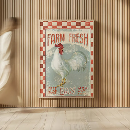 Farm Nostalgia VII v2 by Danhui Nai. shown as over sized large wall art. Available as an archival giclee rolled canvas, fine art paper, or poster print. SKU 34095h.