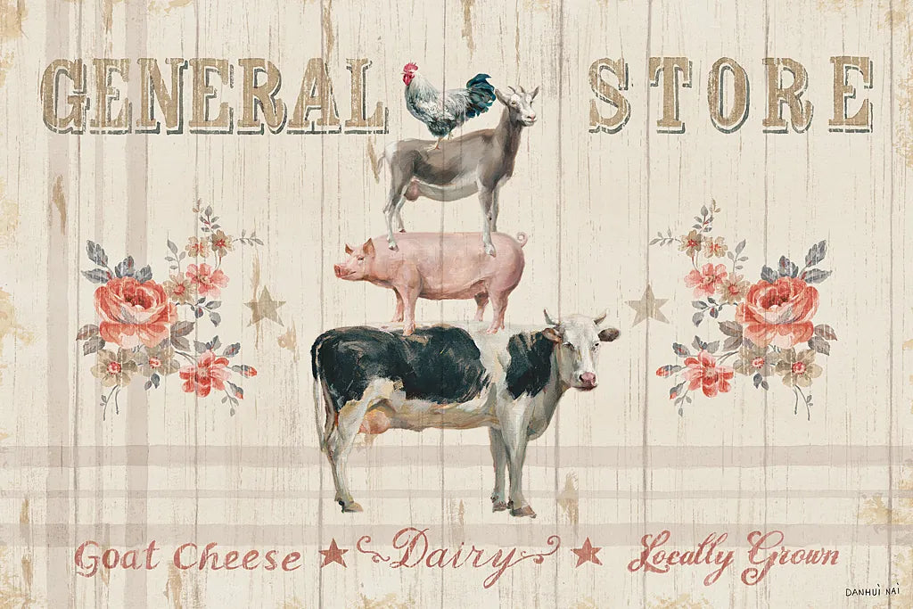 Farm Patchwork I by Danhui Nai. SKU 42197i. Archival Giclee Fine art print for wall decor.