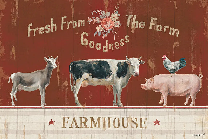 Farm Patchwork II by Danhui Nai. SKU 42198i. Archival Giclee Fine art print for wall decor.