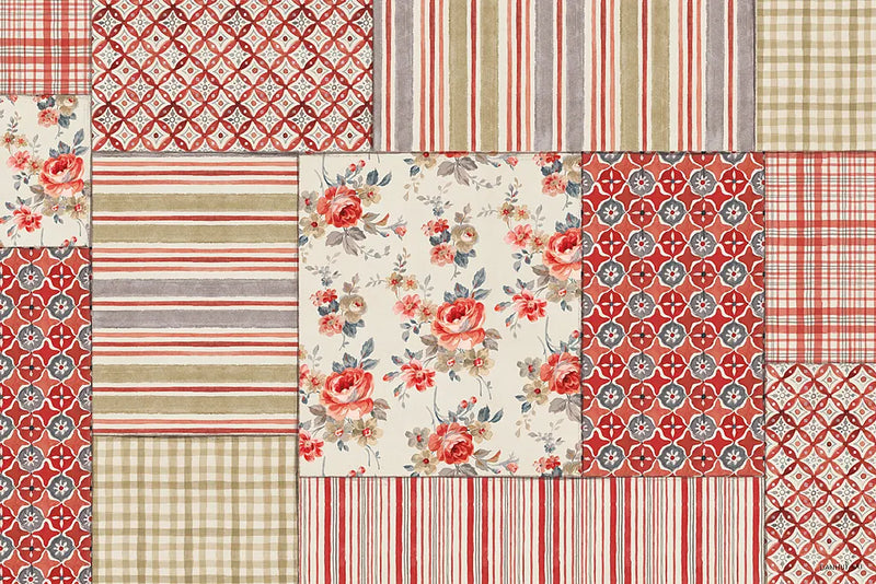 Farm Patchwork III by Danhui Nai. SKU 42199i. Archival Giclee Fine art print for wall decor.