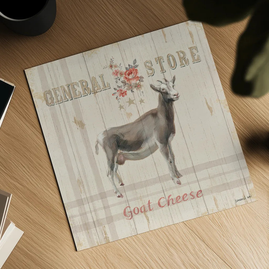 Farm Patchwork VII by Danhui Nai. Shown as a detailed flat fine art print, highlighting archival giclee quality. Available as an archival giclee rolled canvas, fine art paper, or poster print. SKU 42203a.