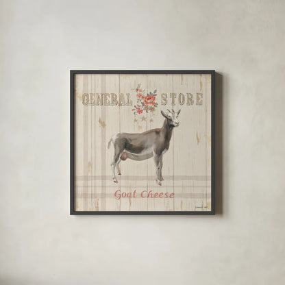 Farm Patchwork VII by Danhui Nai. Shown in a sleek black glass frame for a contemporary gallery look. Available as an archival giclee rolled canvas, fine art paper, or poster print. SKU 42203a.