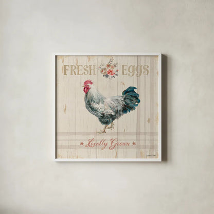 Farm Patchwork VIII by Danhui Nai. Shown in a crisp white glass frame for a clean and minimalist style. Available as an archival giclee rolled canvas, fine art paper, or poster print. SKU 42204a.