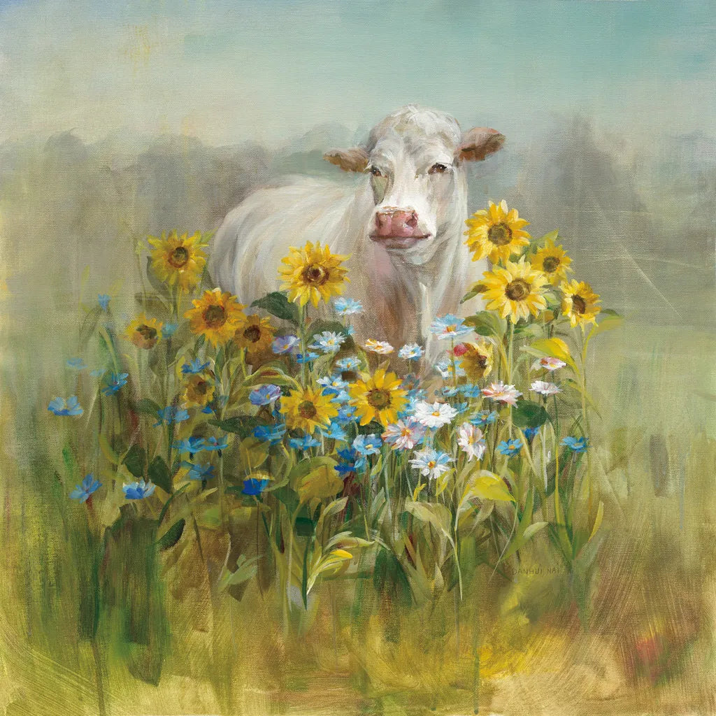 Farm and Field I by Danhui Nai. SKU 32081a. Archival Giclee Fine art print for wall decor.