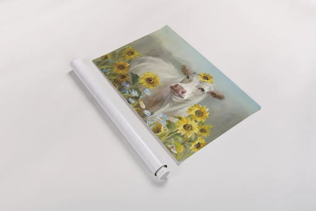 Farm and Field I Blue Sky Crop by Danhui Nai. shown as a rolled paper print. Available as archival giclee rolled canvas, fine art paper, or poster print. SKU 80750i.